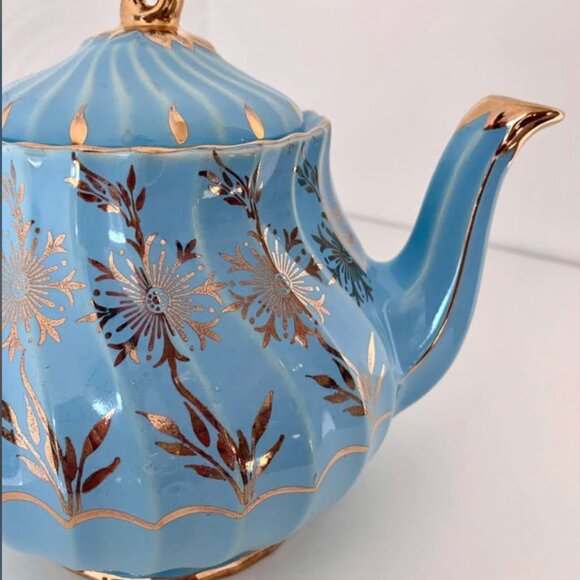 Vintage “Cornflower Blue” Sadler teapot set 💙 - Picture 5 of 10